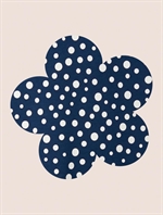 Lily Blue Dots tunika detaljebillede fra du Milde etc - Tinashjem
